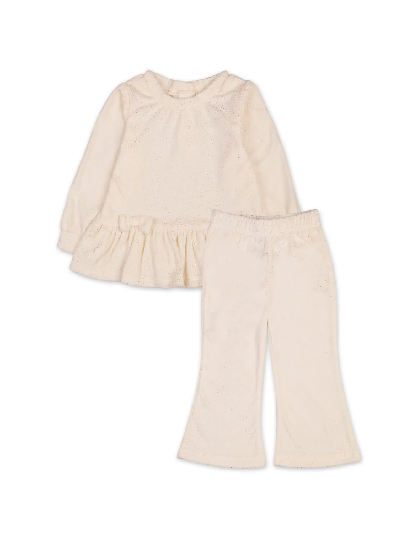2 Pieces Winter Co Ords Sets Bambies Glitter Cream at Zubaidas