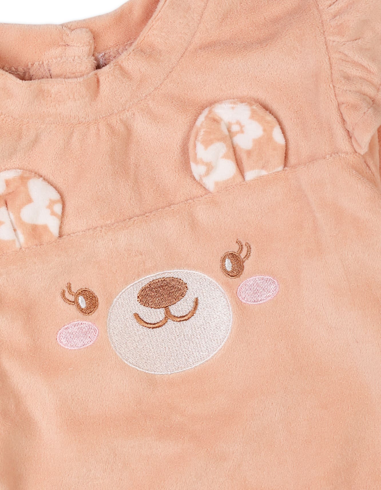 2 Pieces Winter Coordinated Sets Bambies Floral Peach at Zubaidas - Image 3