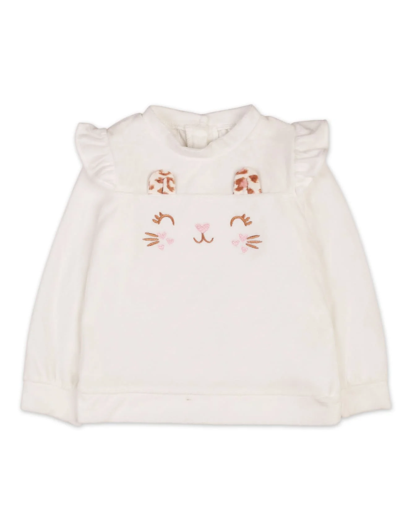 2 Pieces Winter Layette Sets Bambies Leopard Cream and Brown at Zubaidas - Image 2