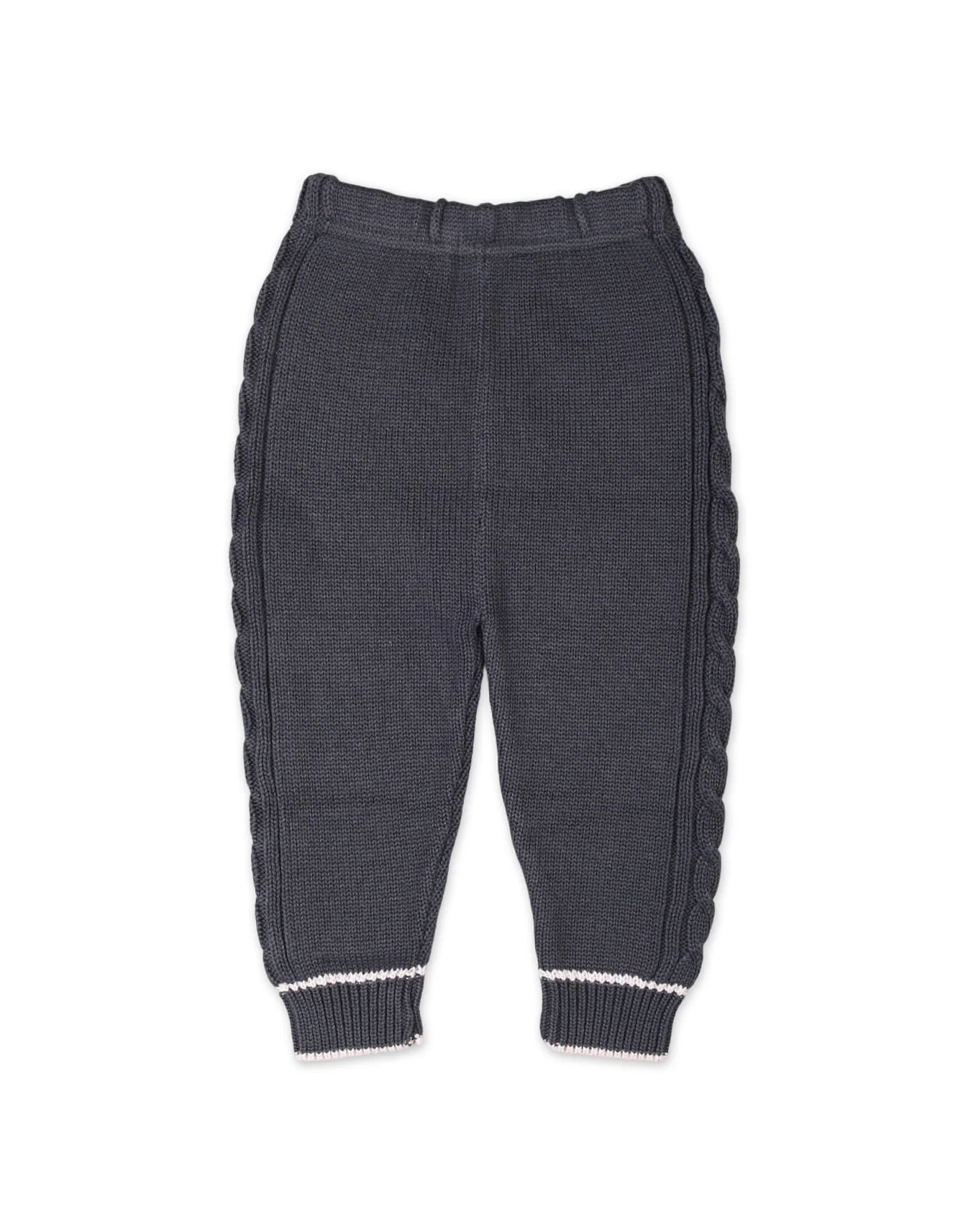 3 Pieces Infants Knitted Winter Clothes Bambies Dark Grey at Zubaidas - Image 3