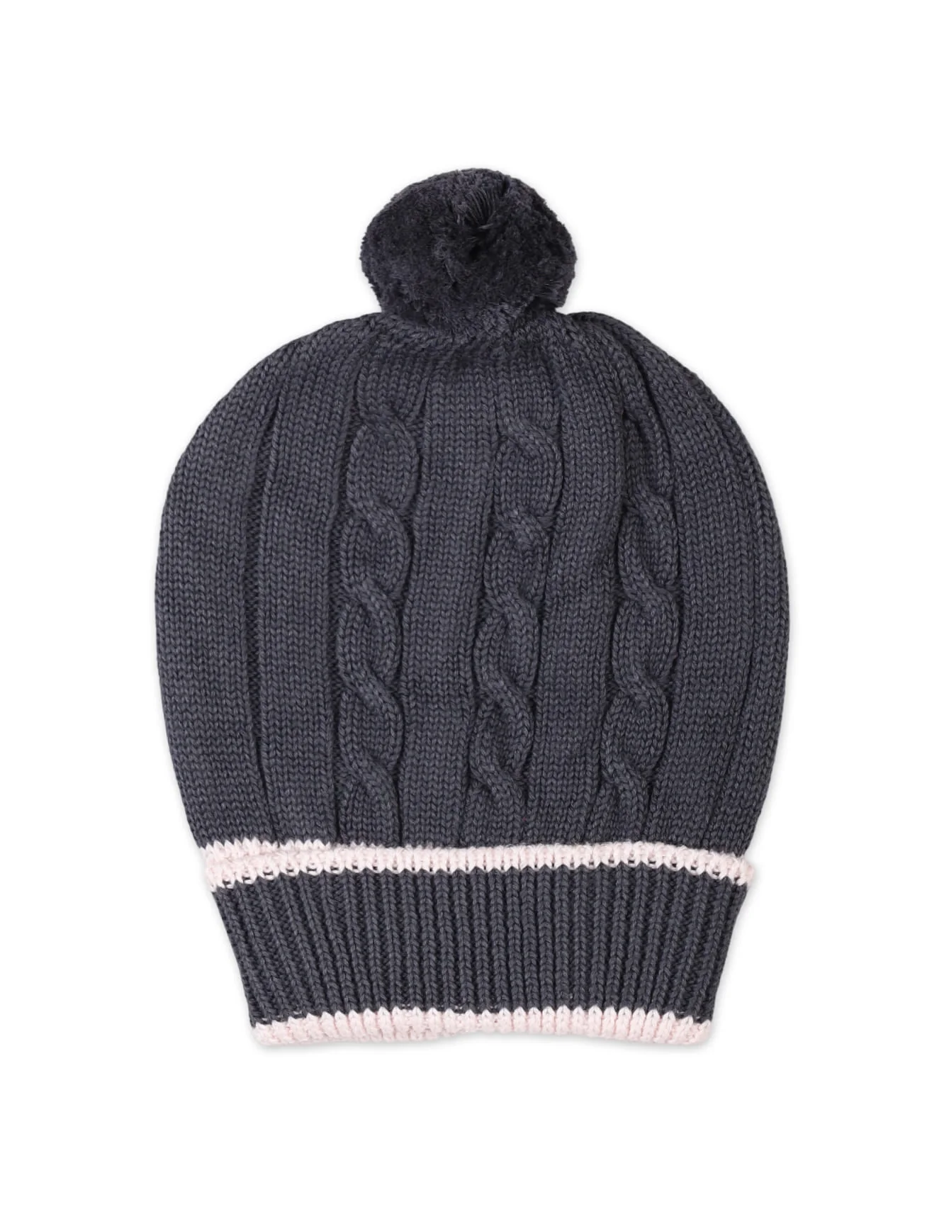 3 Pieces Infants Knitted Winter Clothes Bambies Dark Grey at Zubaidas - Image 4