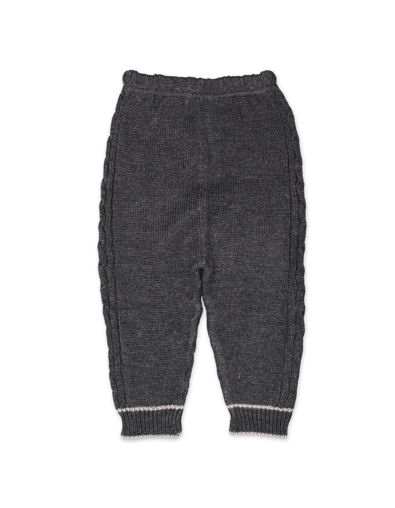 3 Pieces Newborn Knitted Winter Clothes Bambies Grey at Zubaidas - Image 3