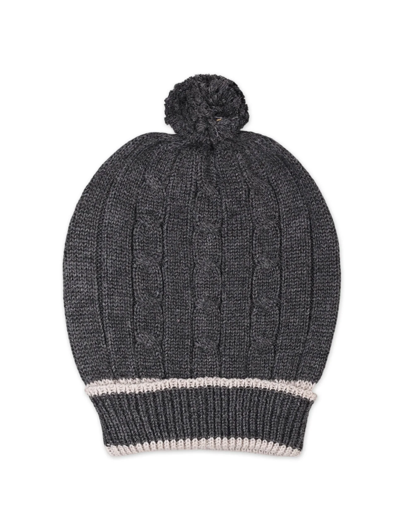 3 Pieces Newborn Knitted Winter Clothes Bambies Grey at Zubaidas - Image 4