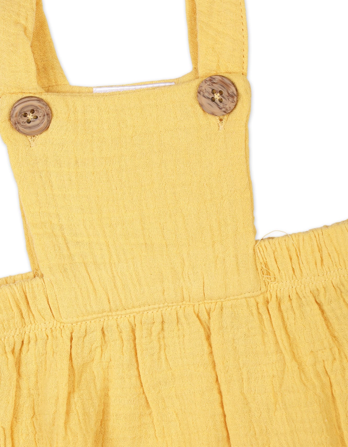 3 Pieces Winter Pinafore Dress Set Bambies Yellow at Zubaidas - Image 5