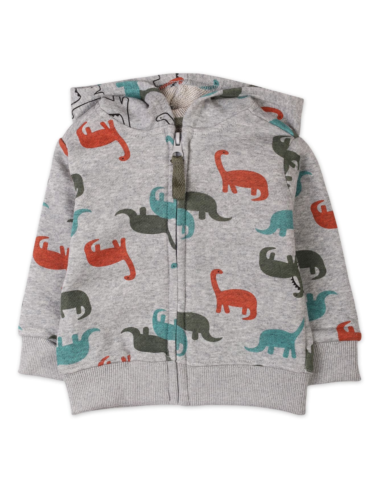 3 Pieces Winter Suit Sets Bambies Dino Grey at Zubaidas - Image 3