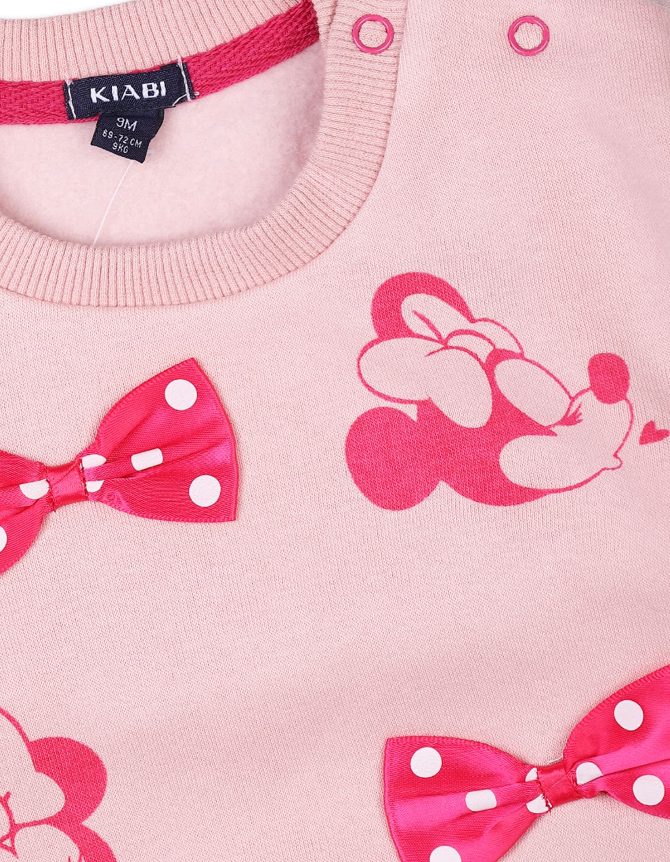 3 Pieces Winter Suit Sets Bambies Minnie Pink at Zubaidas - Image 3