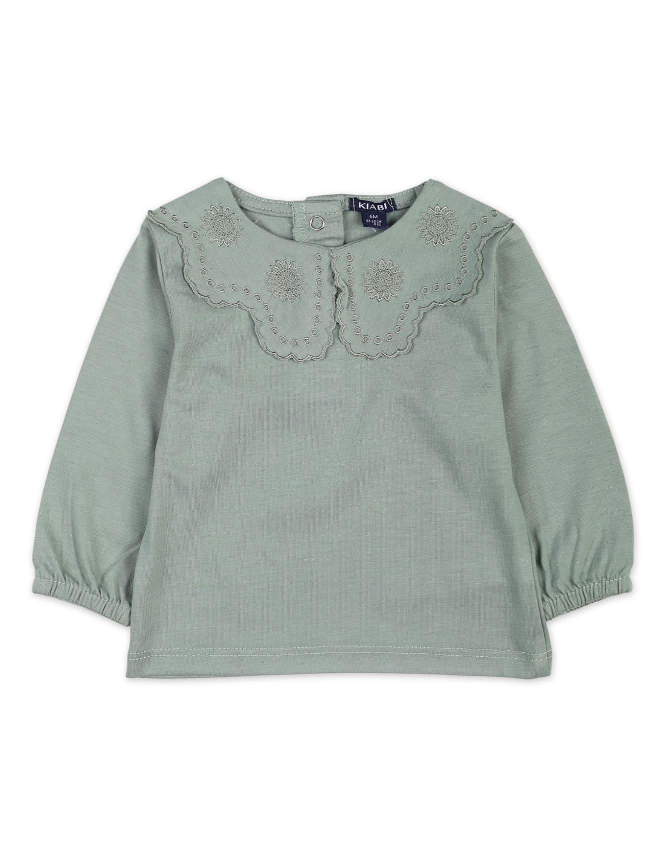 3 Pieces Winter Suit Sets Bambies Mint and Navy Blue at Zubaidas - Image 2