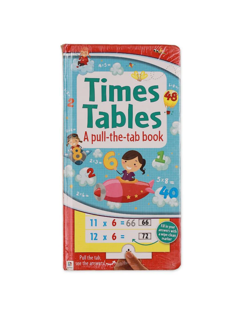 Zubaida's Book: Activity Book - Times Tables Pull-the-tab