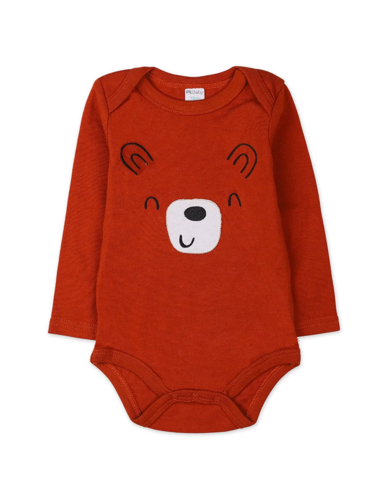 Baby 3 Pieces Winter Apparels Sets Bambies Bear Rust and Cream at Zubaidas - Image 2