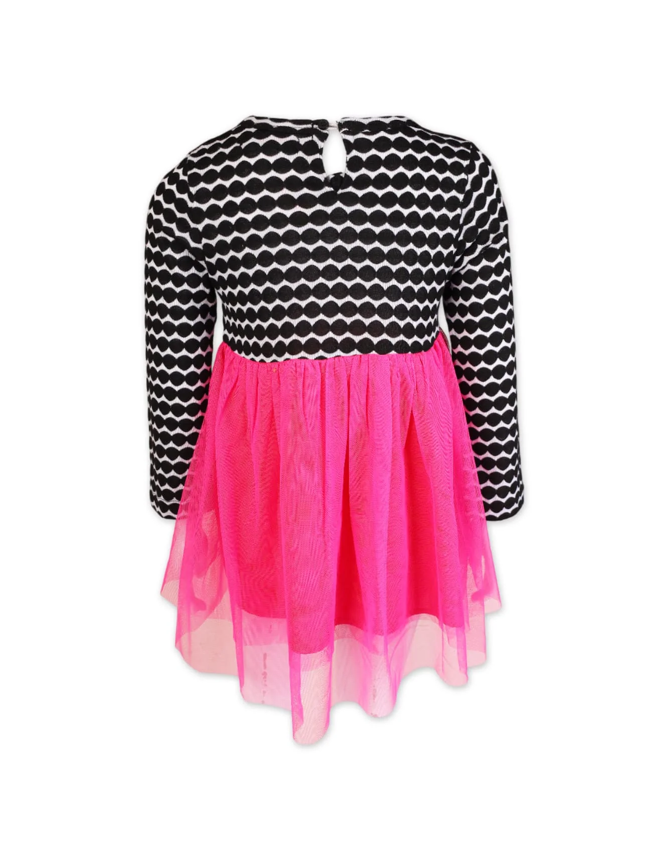 Baby and Young Girls Festive Dresses Bambies Black and Pink at Zubaidas - Image 3