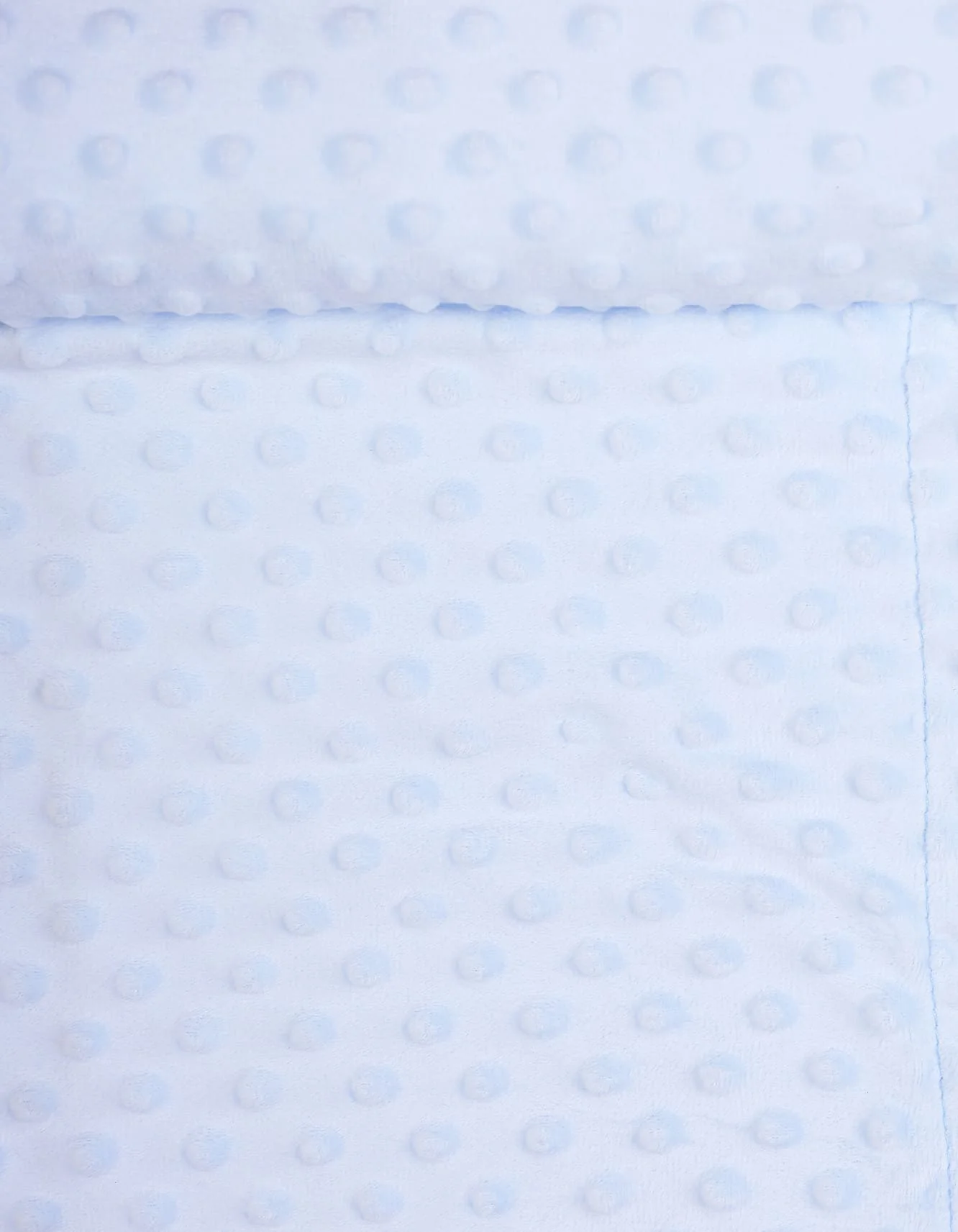 Baby Blanket Bambies Minky Dots Light Blue at Zubaidas - Image 3
