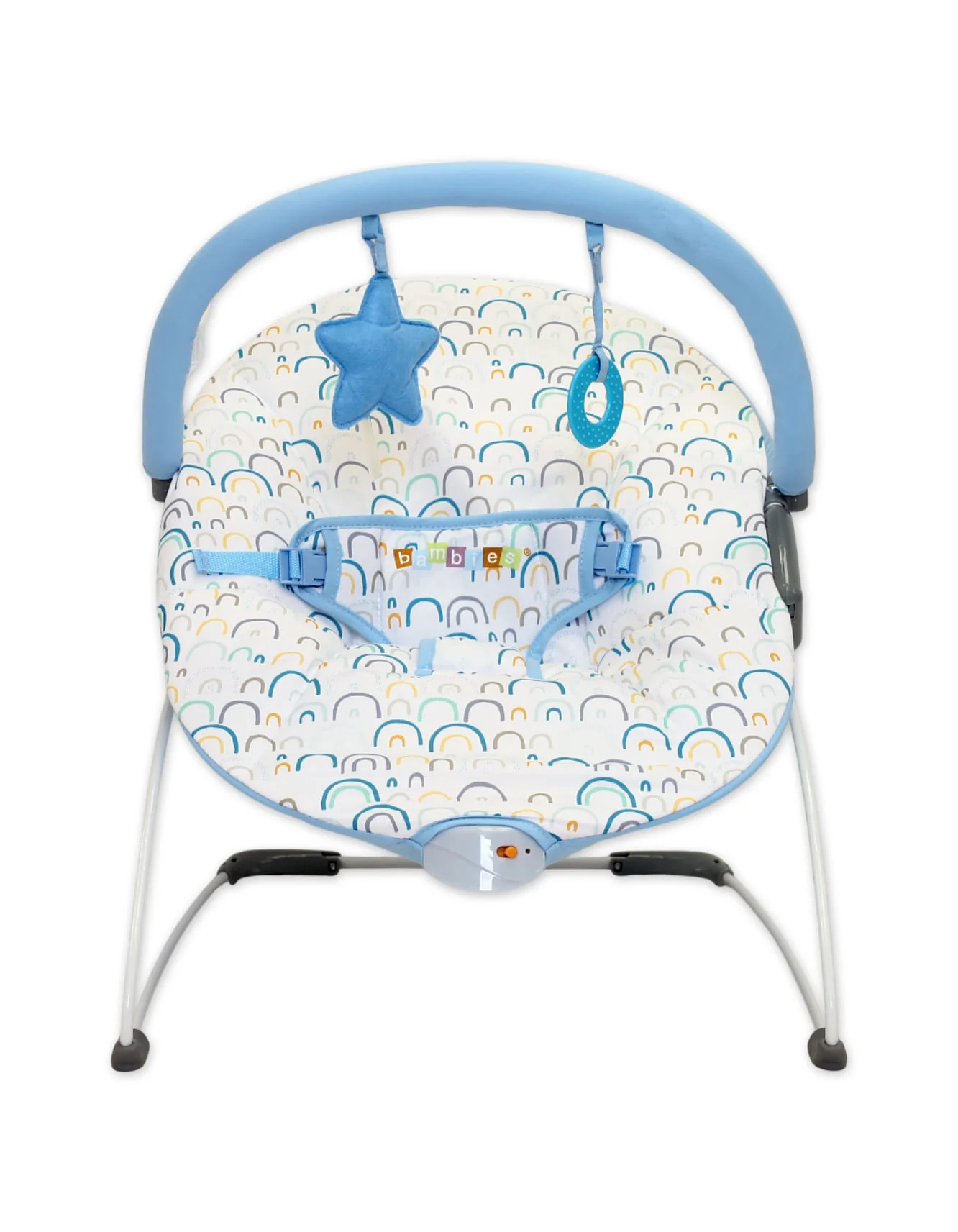 Baby Bouncer Bambies@ with Vibrations Blue II at Zubaidas Official™ Pakistan - Image 3