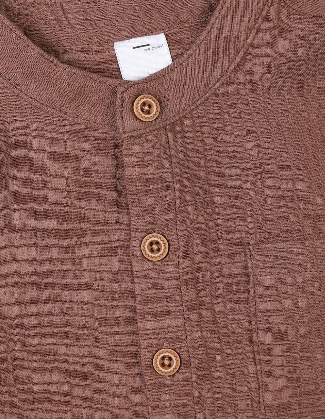 Baby Boys 2 Pieces Winter Suit Sets Bambies Brown and Beige at Zubaidas - Image 3