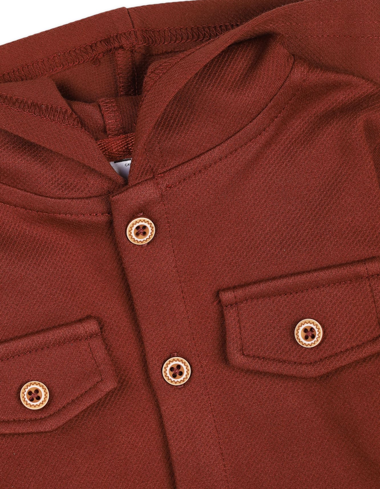 Baby Boys 2 Pieces Winter Suit Sets Bambies Maroon at Zubaidas - Image 3