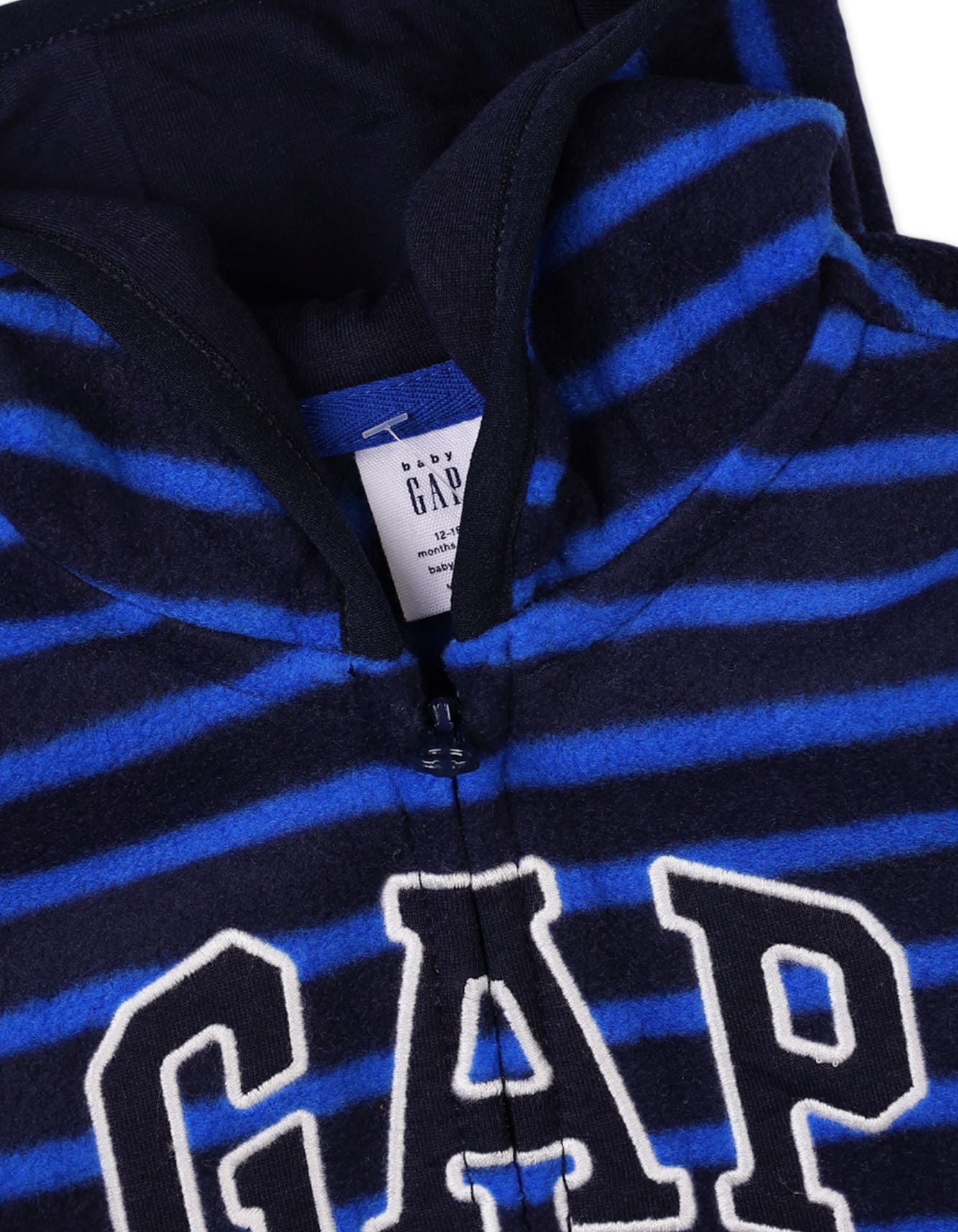Baby Boys 2 Pieces Winter Tracksuit Striped Blue at Zubaidas - Image 4