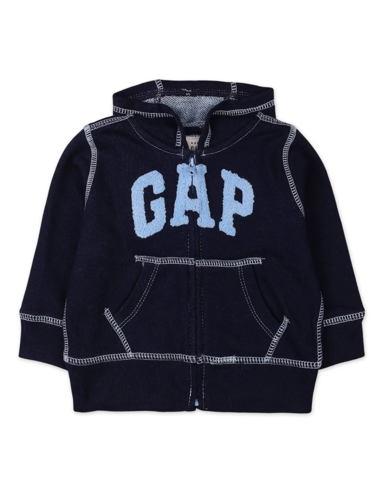 Baby Boys 2 Pieces Winter Tracksuits Navy Blue at Zubaidas - Image 2