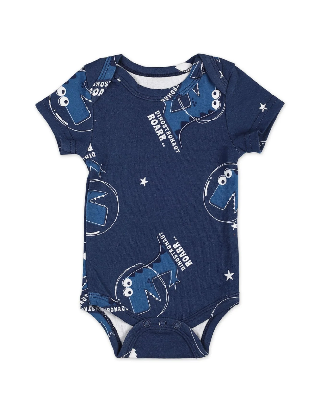 Baby Boys 3 Pieces Winter Suit Sets Bambies Dino Navy and Beige at Zubaidas - Image 3