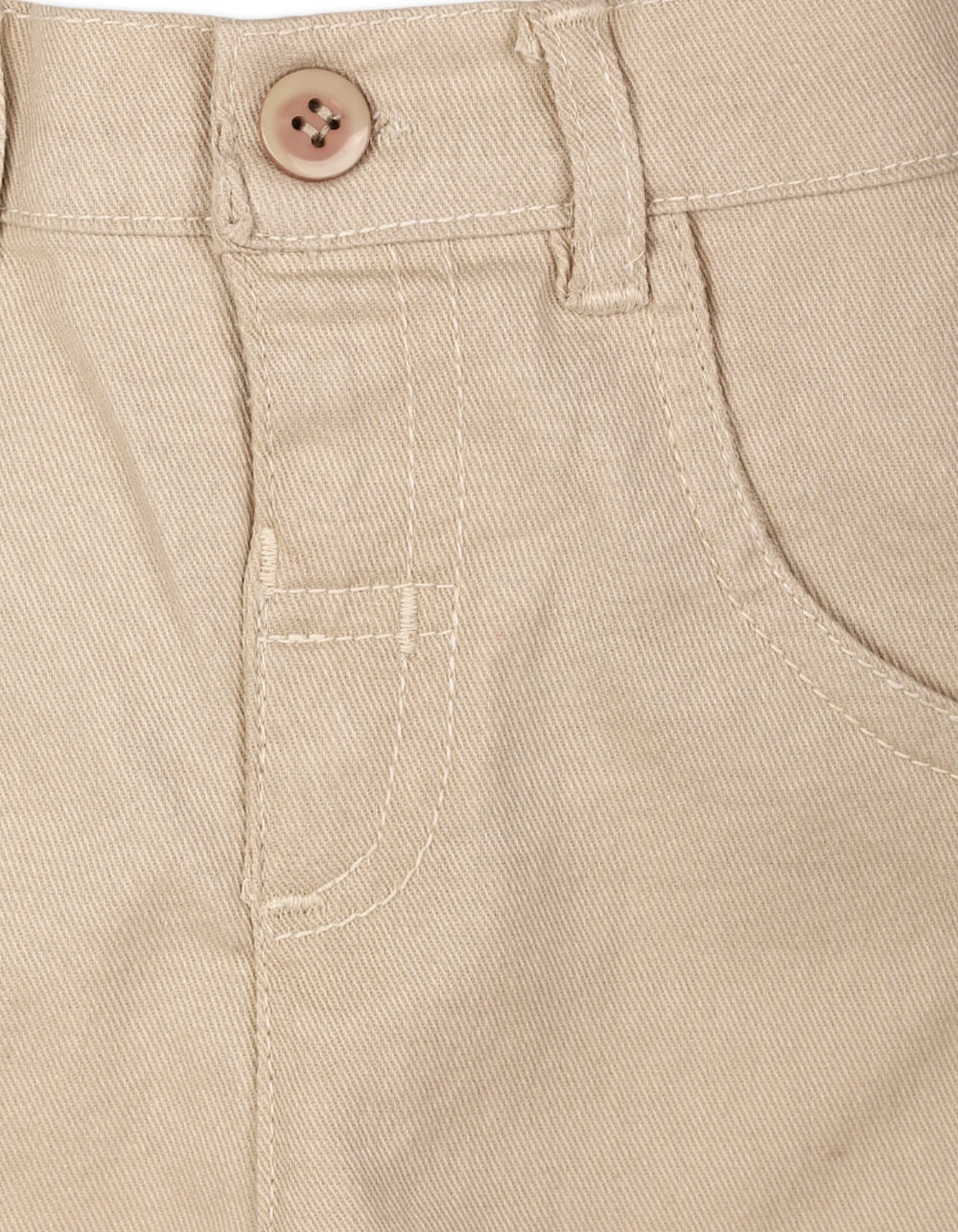 Baby Boys Pants Bambies Soft and Classic Beige I at Zubaidas - Image 3