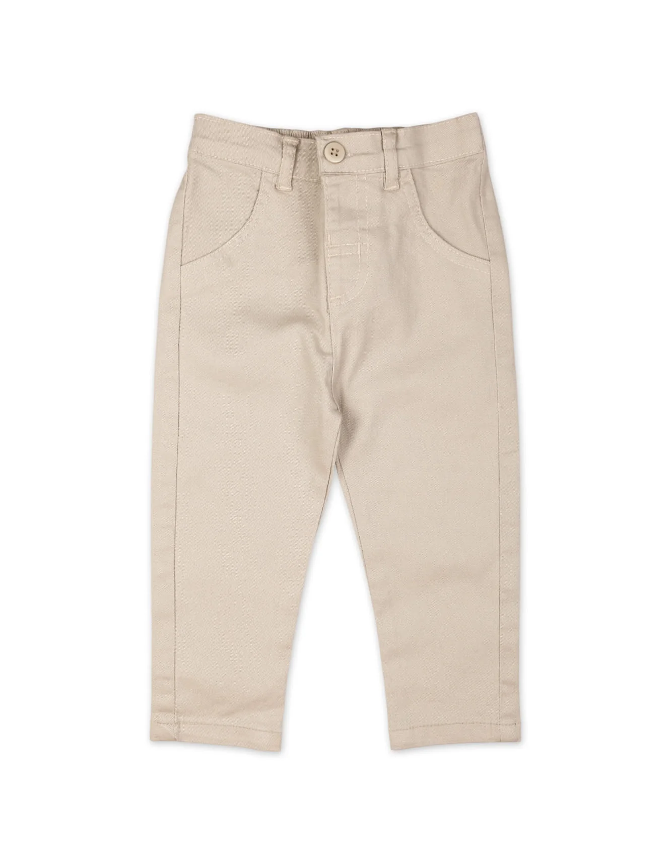 Baby Boys Pants Bambies Soft and Classic Beige II at Zubaidas