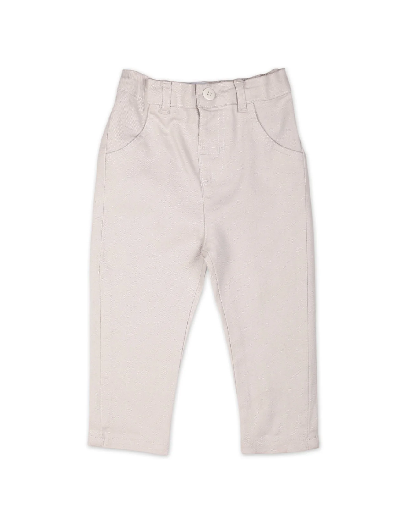 Baby Boys Pants Bambies Soft and Classic Light Grey at Zubaidas