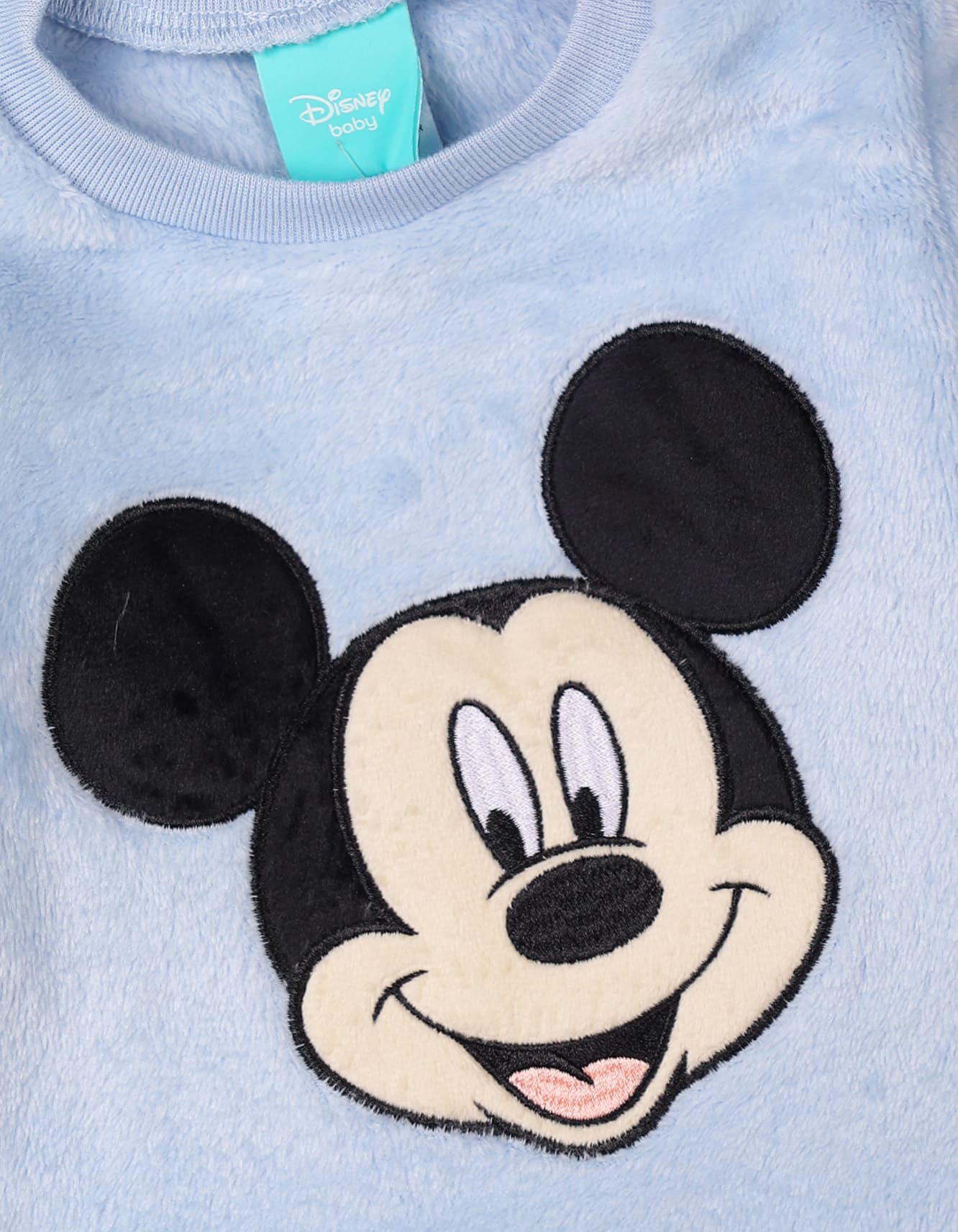 Baby Boys Romper Bambies Mickey Mouse Blue at Zubaidas - Image 2