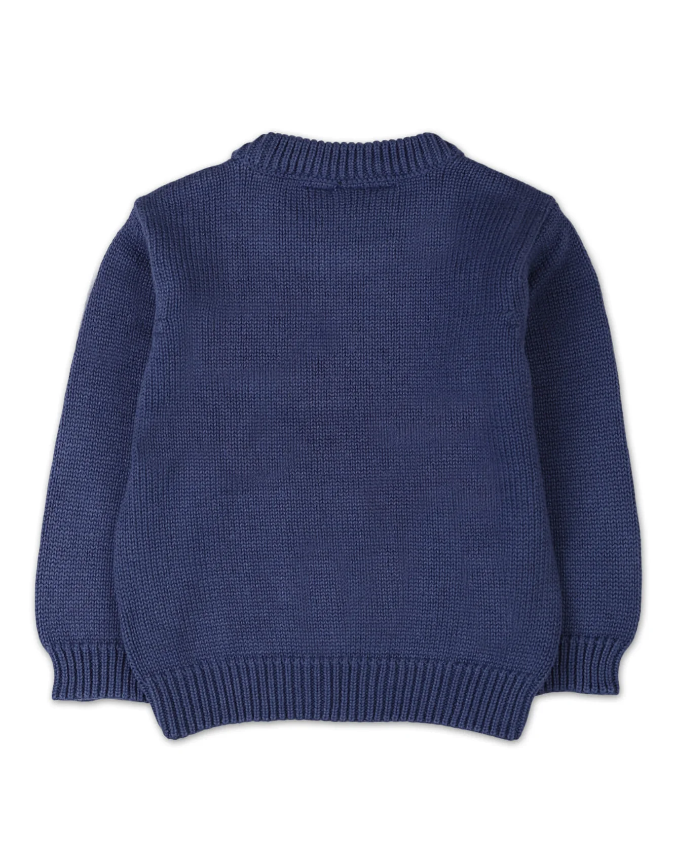 Baby Boys Winter Knitted Sweaters Bambies Cable Knit Navy Blue at Zubaidas - Image 3
