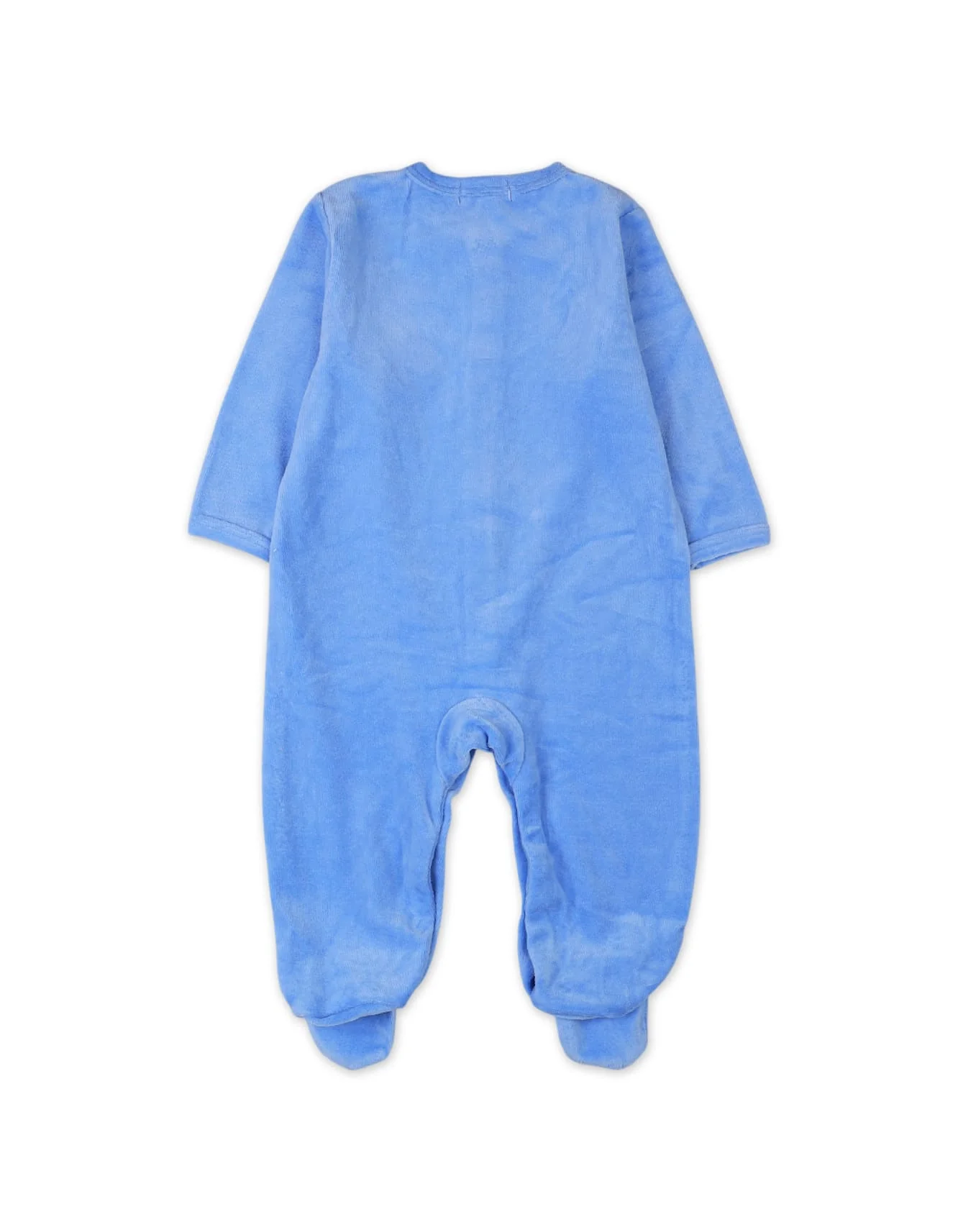 Baby Boys Winter Sleepsuits Bambies Footed Blue at Zubaidas - Image 3
