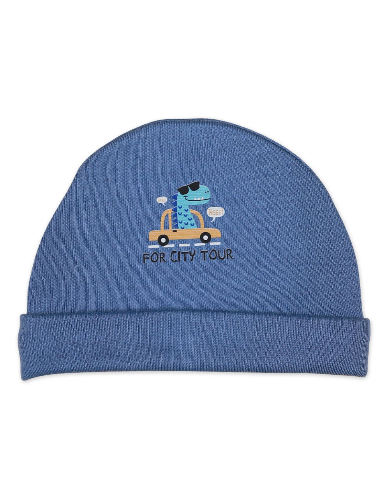 Baby Caps with Dino Adventure Theme for Boys - Pack of 3 - Image 3