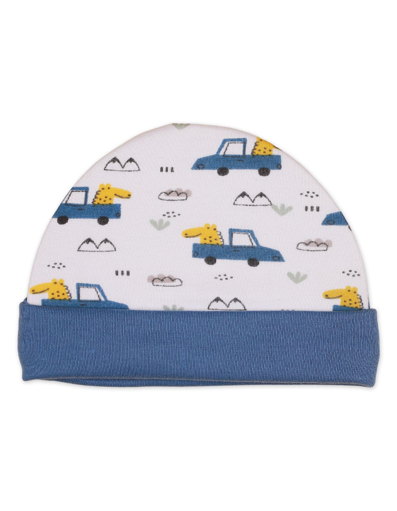 Baby Caps with Dino Adventure Theme for Boys - Pack of 3 - Image 4