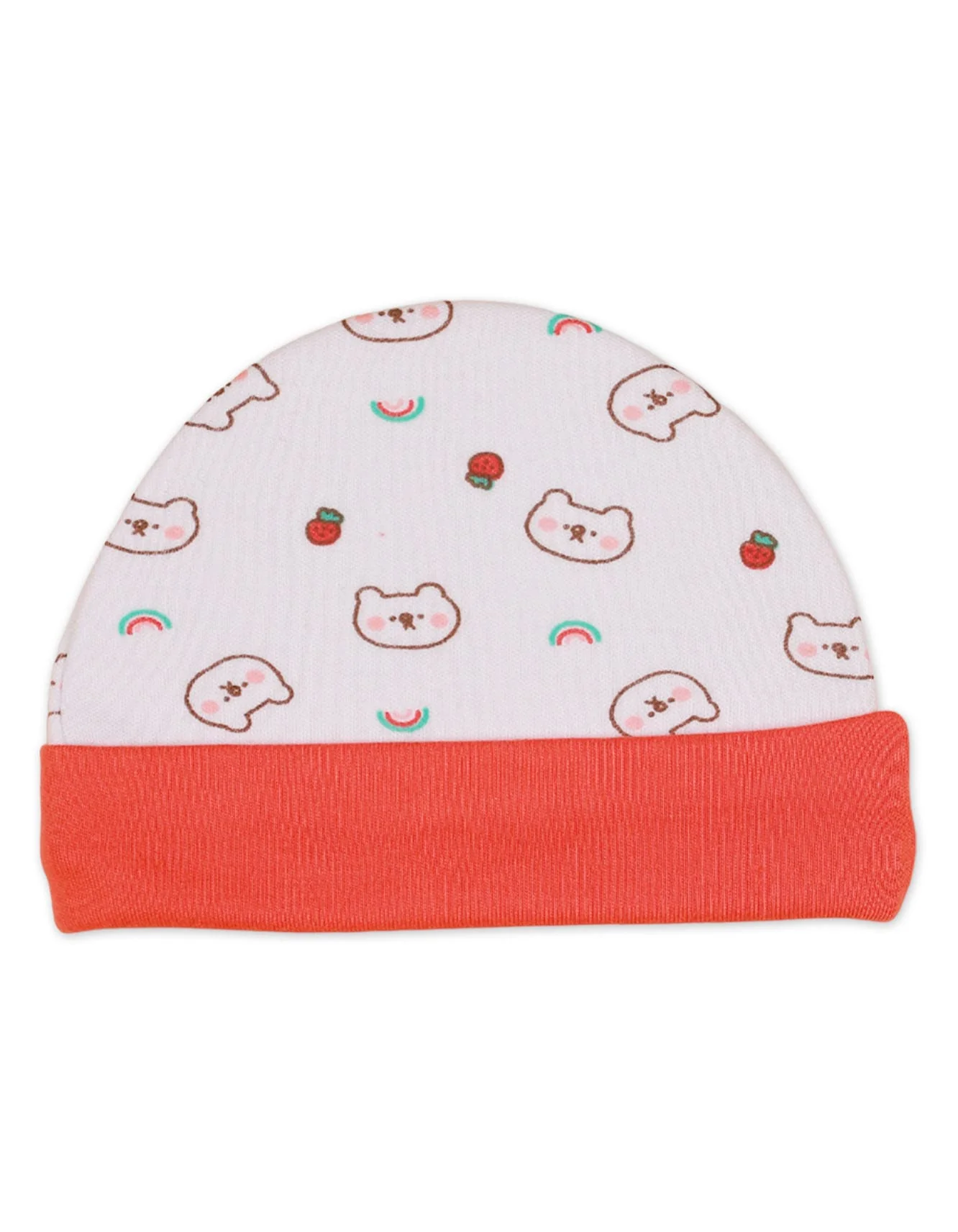 Baby Caps with Teddy Theme Unisex - Pack of 3 - Image 4