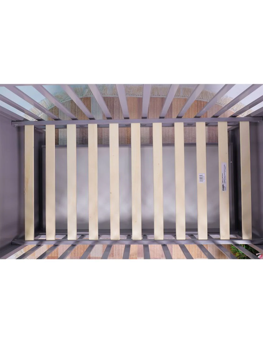 Zubaida's Bambies Wooden Cot Gray - Image 3