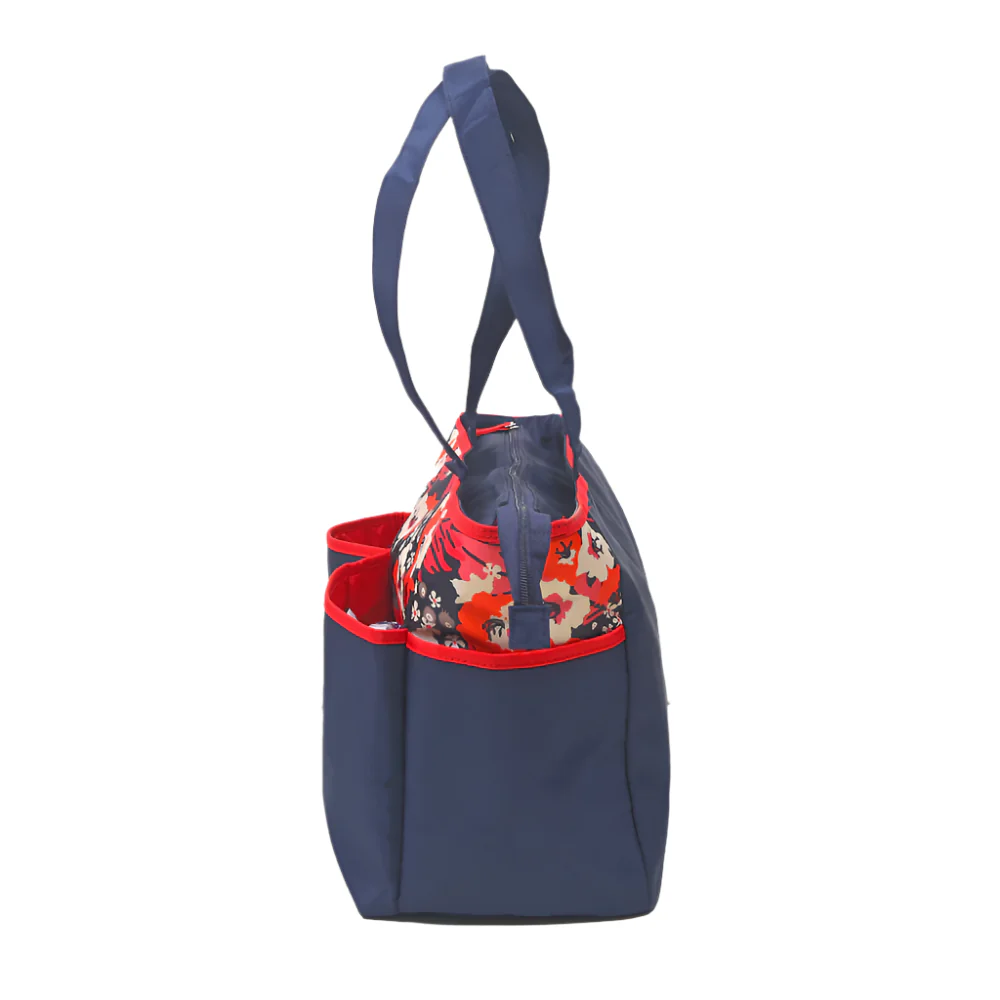 Baby Diaper Bag 5-Pieces Set Bambies Red Floral BB-MB-042 at Zubaidas - Image 4