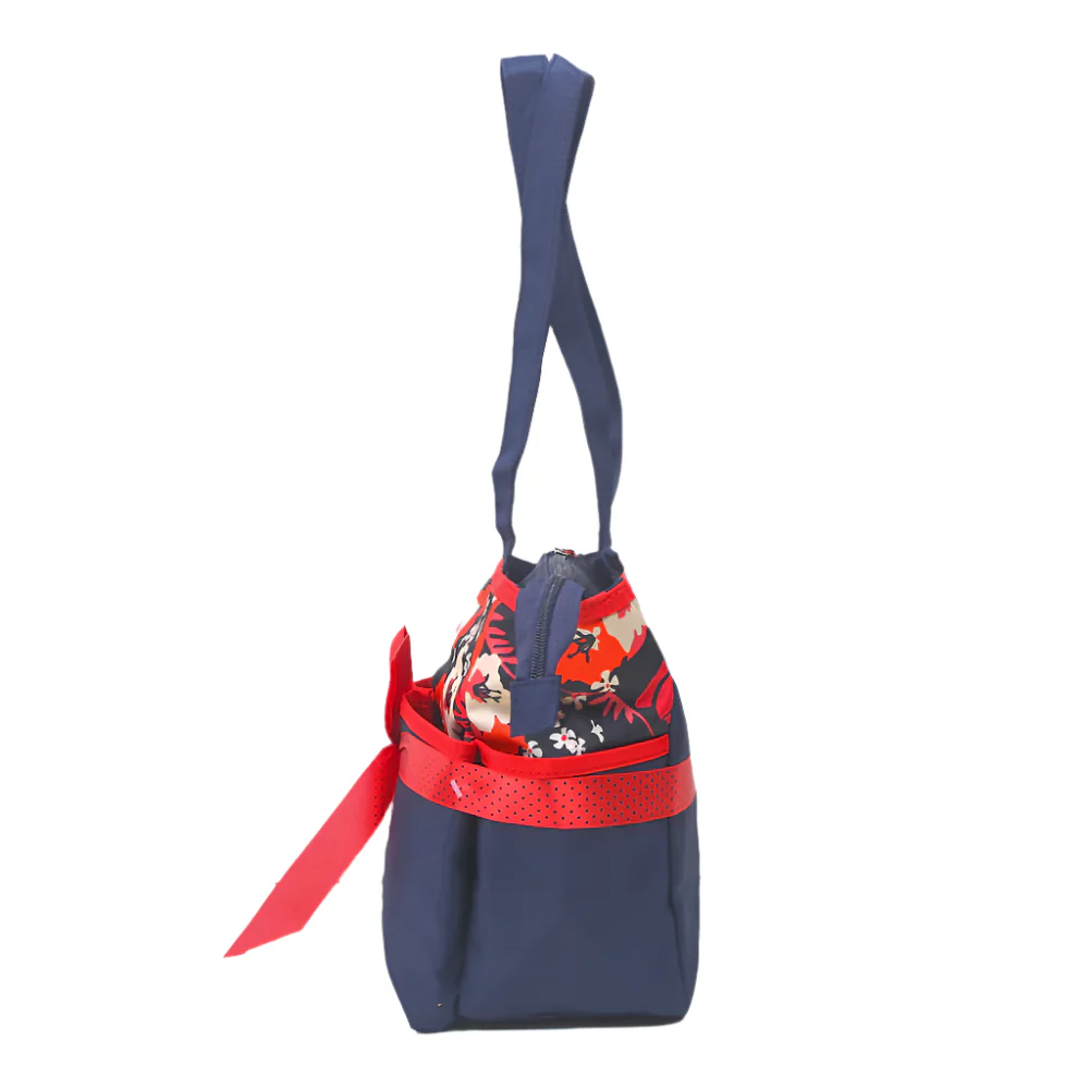Baby Diaper Bag 5-Pieces Set Bambies Red Floral BB-MB-042 at Zubaidas - Image 5