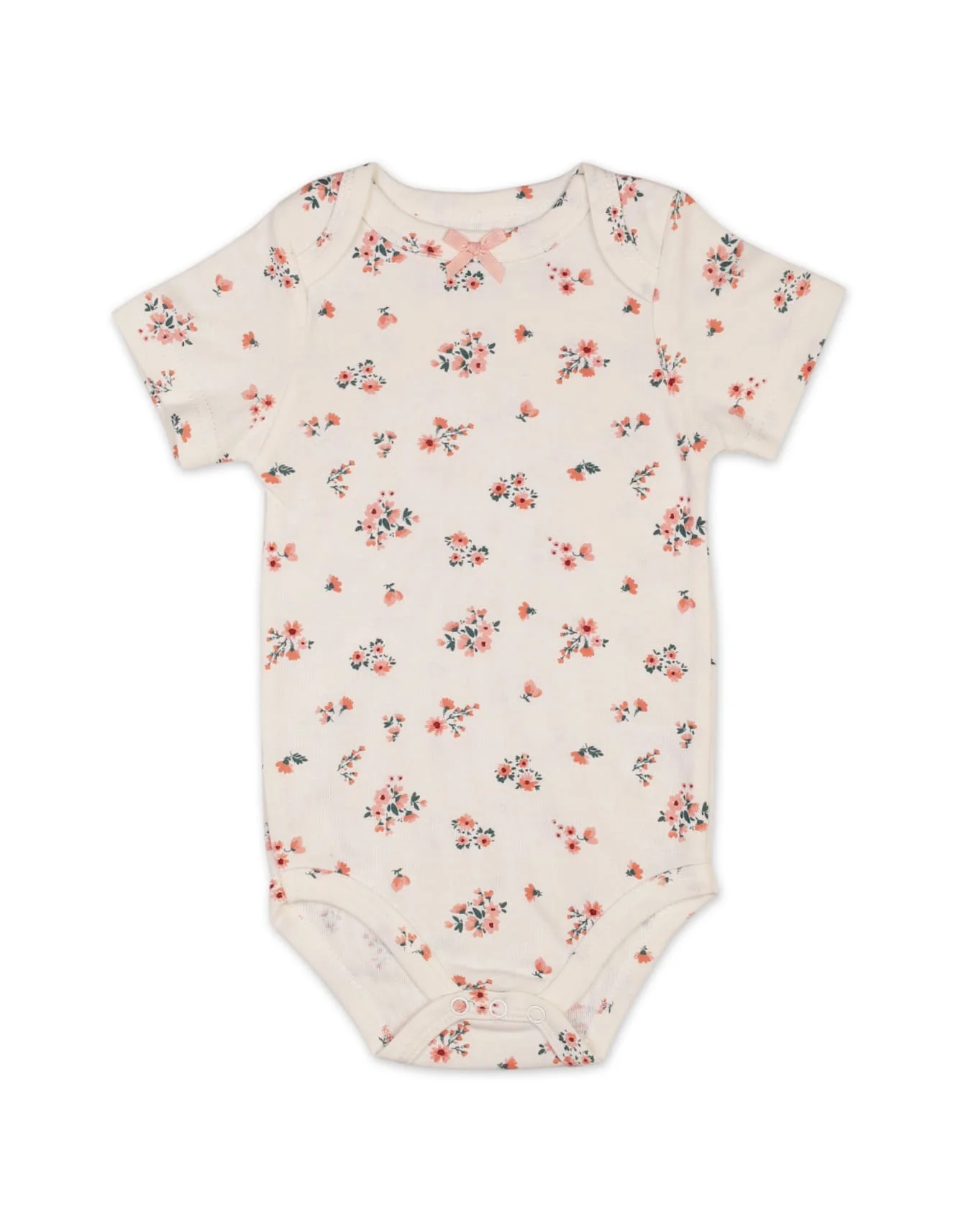 Baby Girls 2 Pieces Winter Layette Sets Bambies Floral Cream at Zubaidas - Image 4