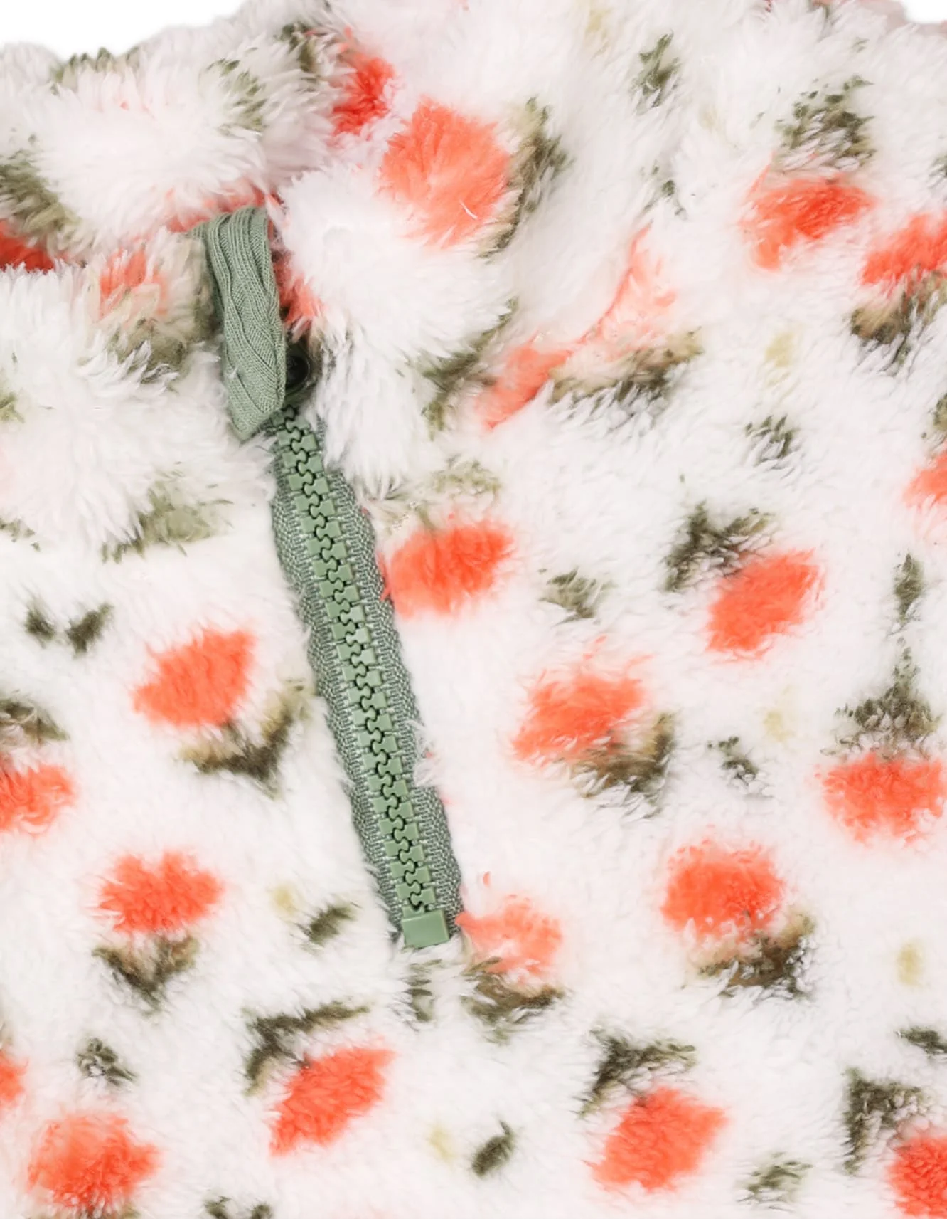 Baby Girls 2 Pieces Winter Outfit Bambies Floral White and Green at Zubaidas - Image 3