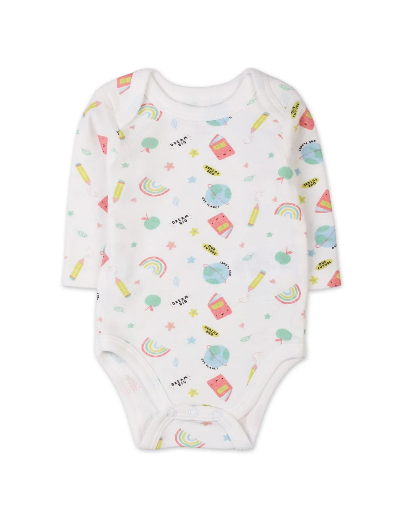 Baby Girls 2 Pieces Winter Pinafore Dress Set Bambies Our Future Pink at Zubaidas - Image 2