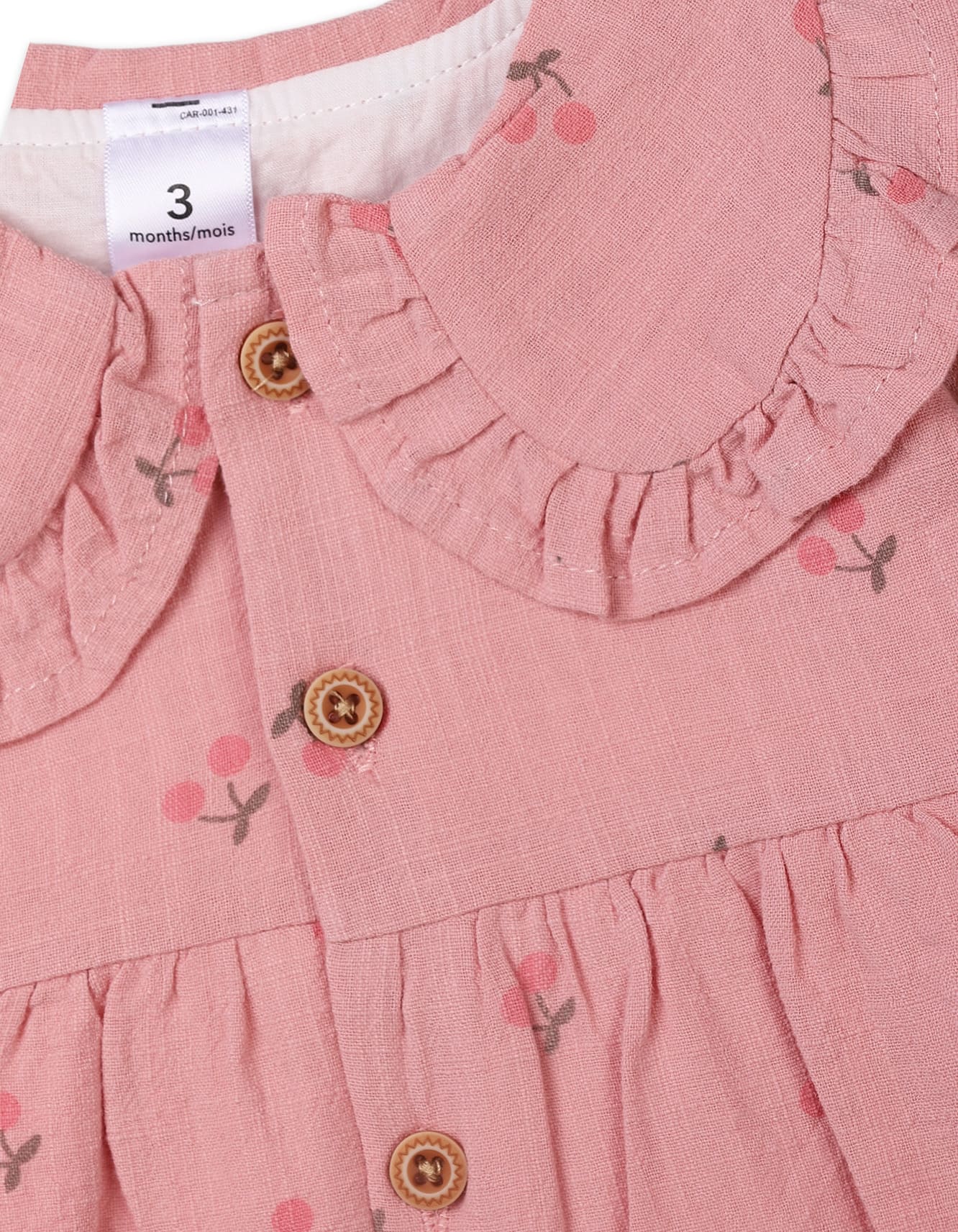 Baby Girls 2 Pieces Winter Suit Bambies Pink at Zubaidas - Image 4