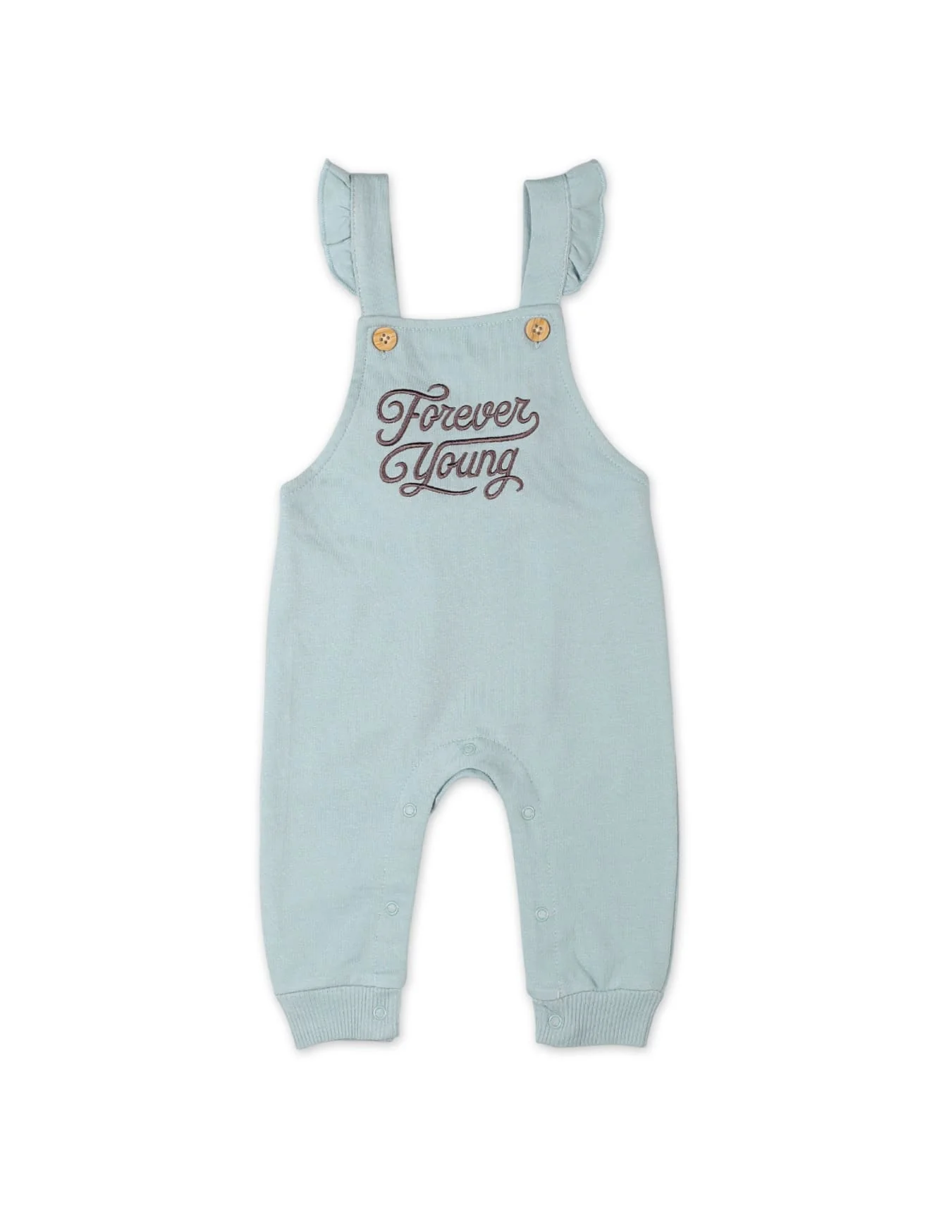 Baby Girls 3 Pieces Dungaree Winter Suit Sets Bambies Beige and Mint at Zubaidas - Image 2