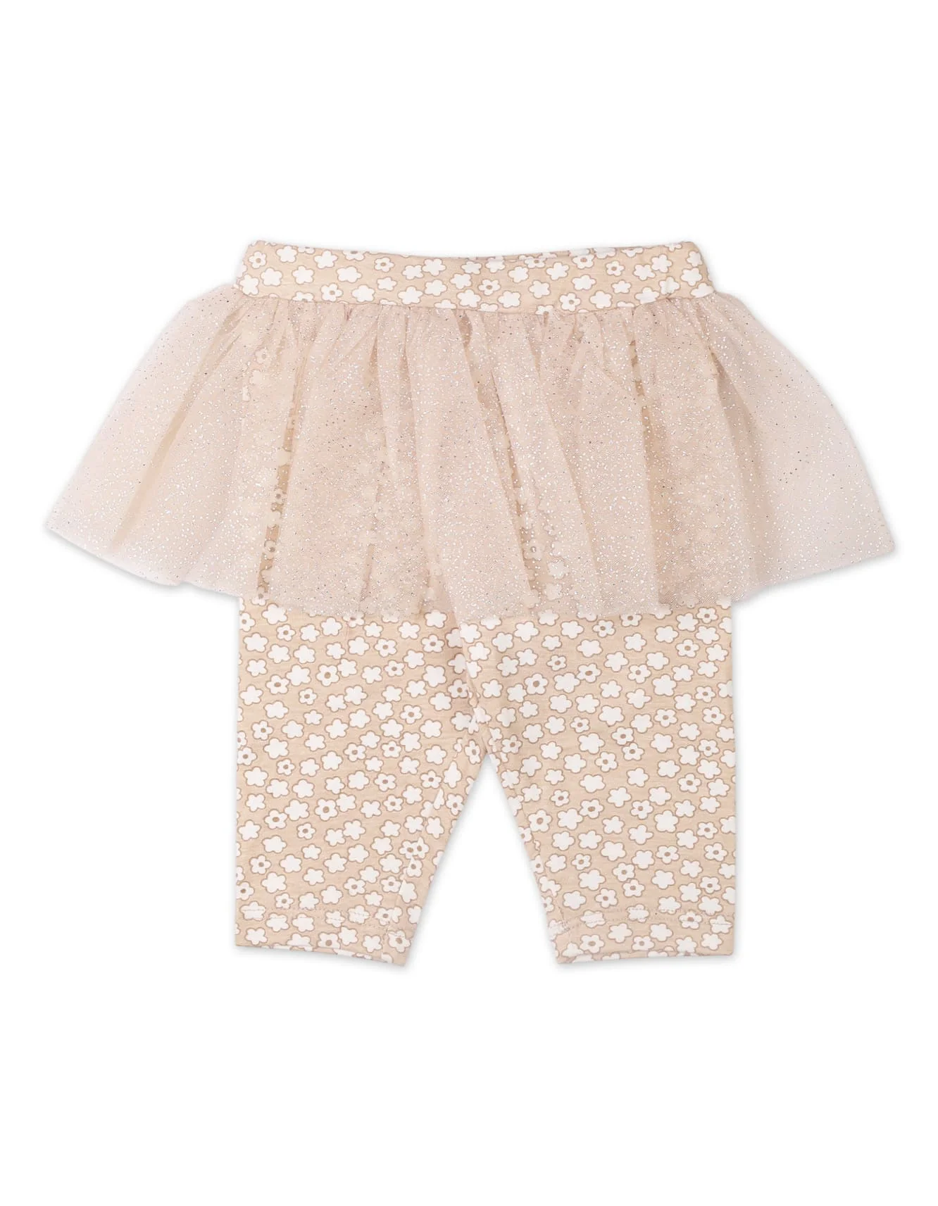 Baby Girls 3 Pieces Winter Suit Sets Bambies Floral Cream and Beige at Zubaidas - Image 3