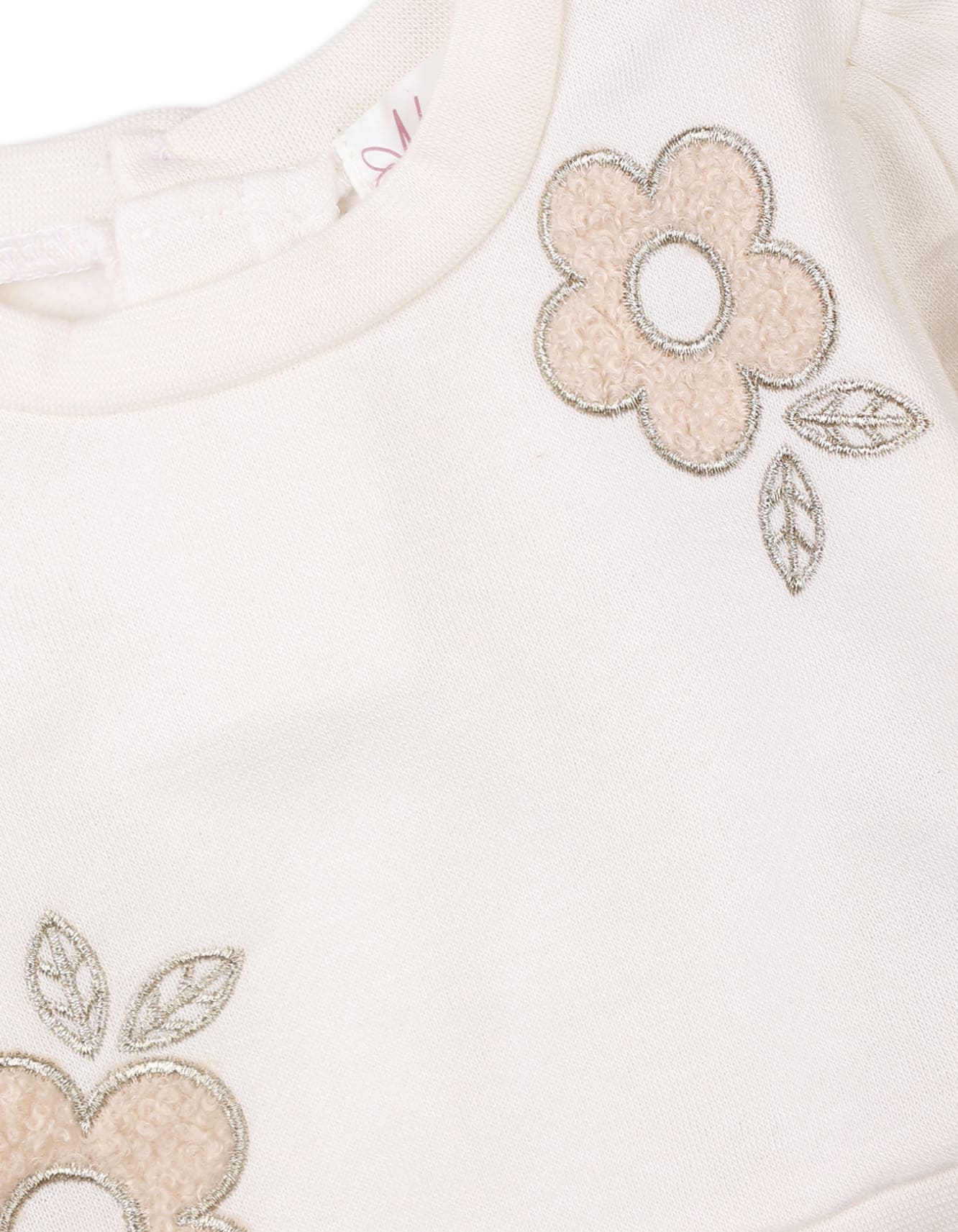 Baby Girls 3 Pieces Winter Suit Sets Bambies Floral Cream and Beige at Zubaidas - Image 5