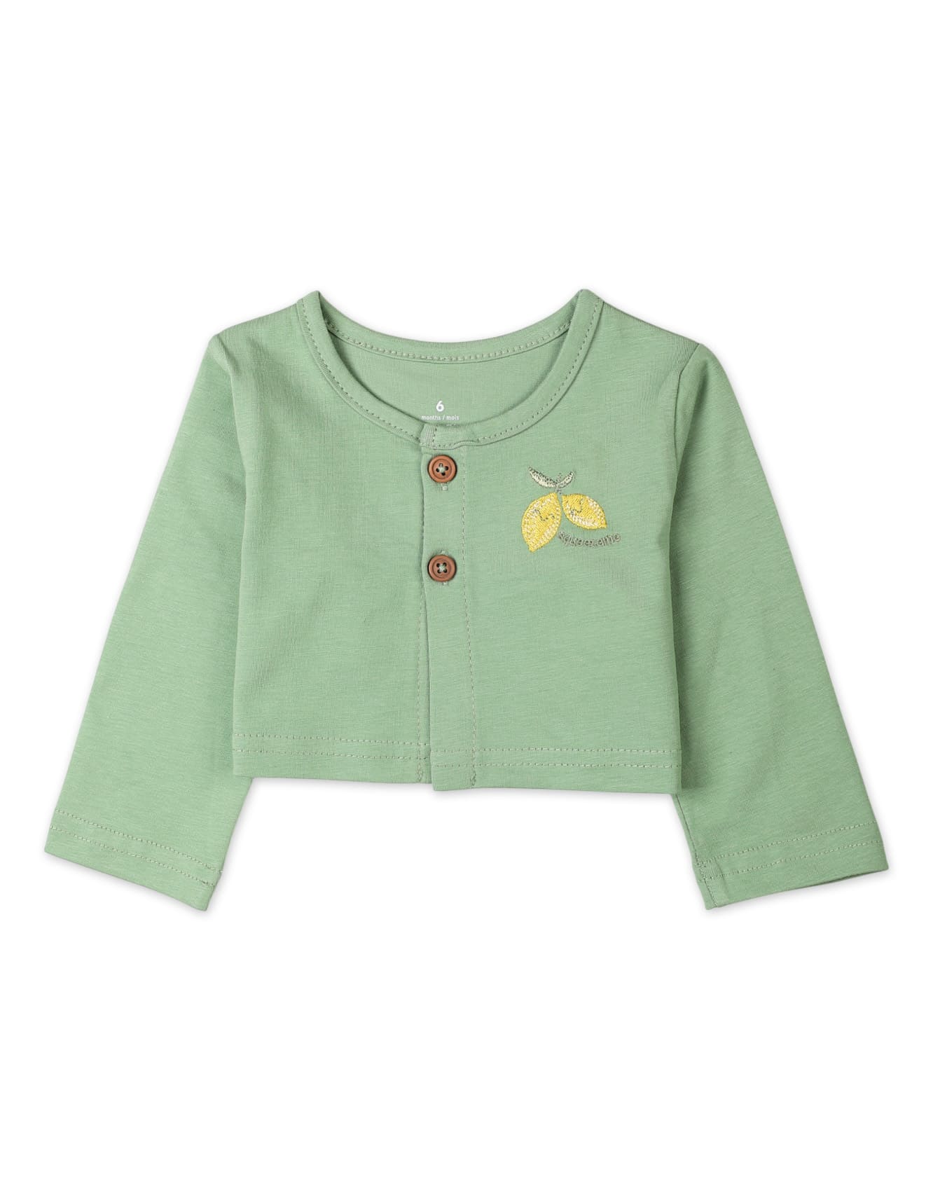 Baby Girls 3 Pieces Winter Suit Sets Bambies Floral Mint Green at Zubaidas - Image 2
