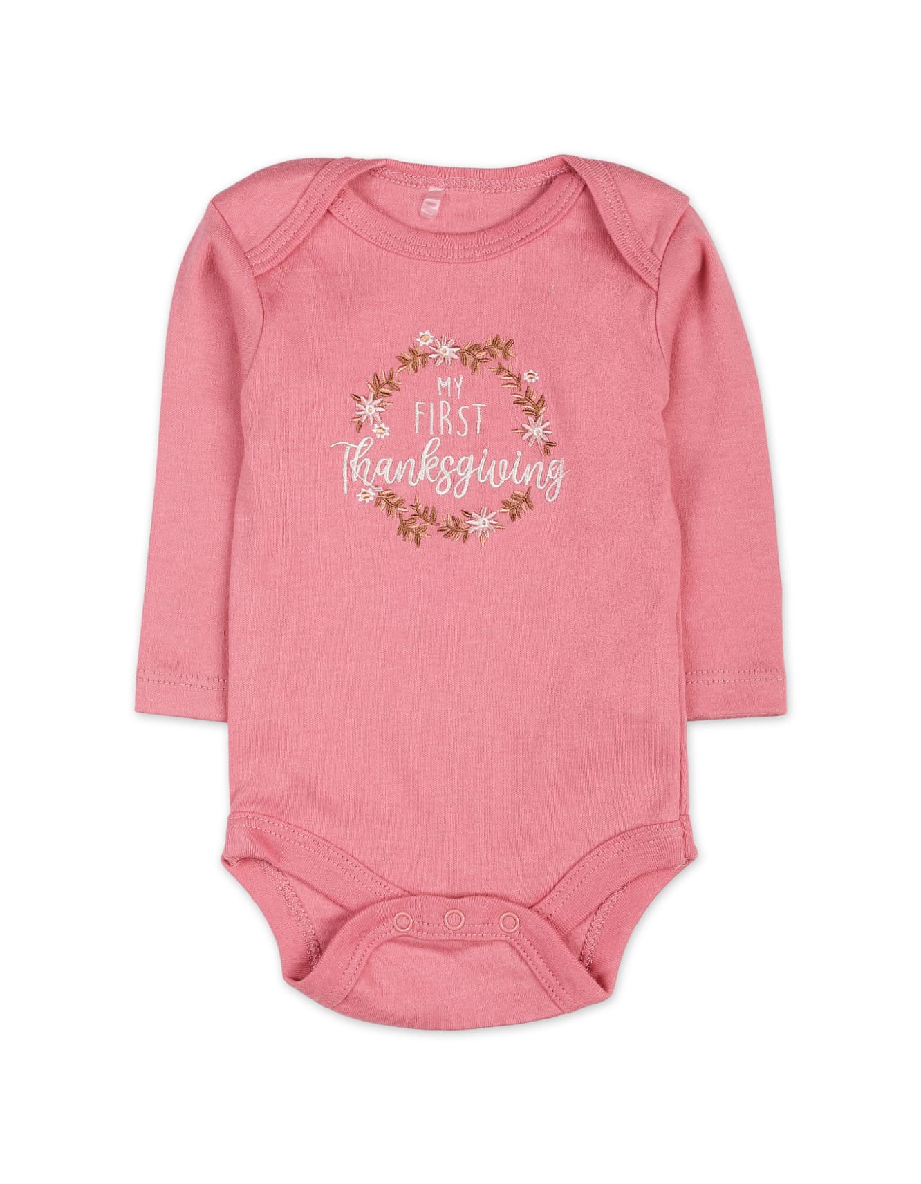 Baby Girls 3 Pieces Winter Suit Sets Bambies Flowers Pink at Zubaidas - Image 2