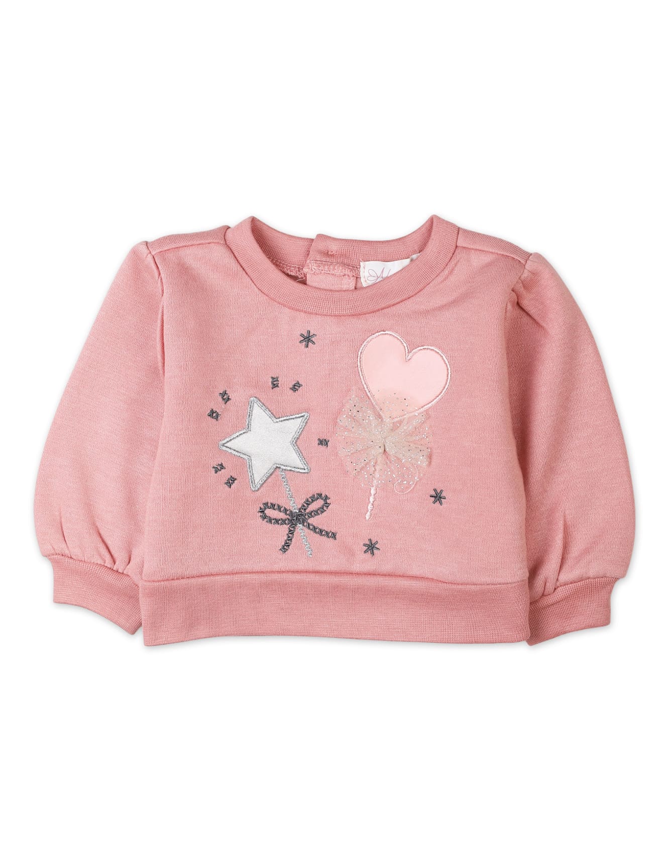Baby Girls 3 Pieces Winter Suit Sets Bambies Pink and Beige at Zubaidas - Image 2