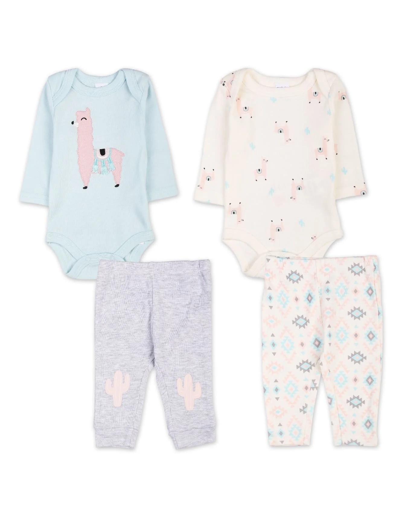 Baby Girls 4 Pieces Winter Suit Sets Bambies Llama at Zubaidas