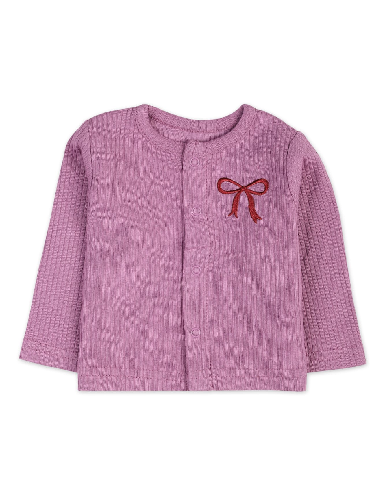 Baby Girls 5 Pieces Winter Suit Sets Bambies Lilac and Grey at Zubaidas - Image 2