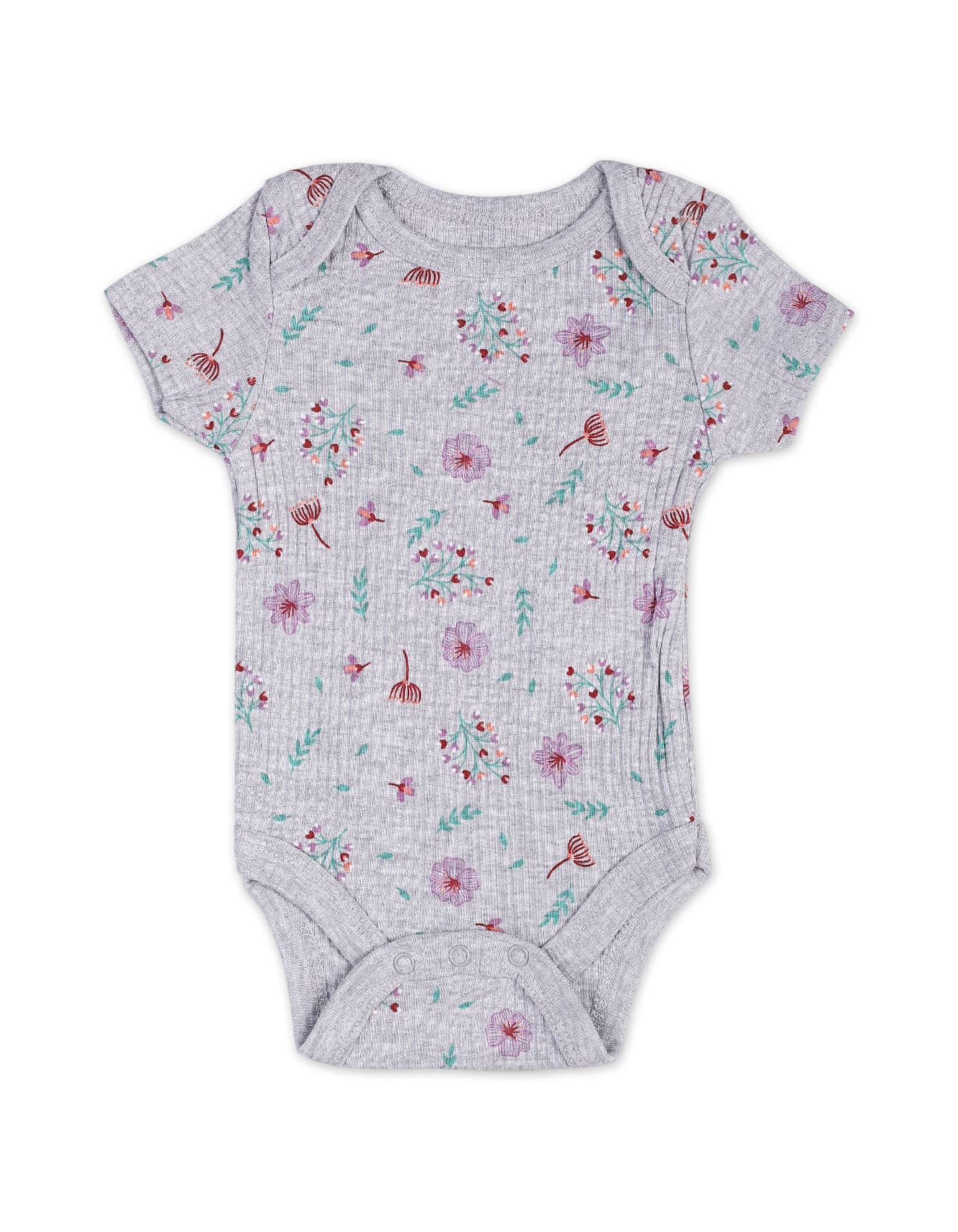 Baby Girls 5 Pieces Winter Suit Sets Bambies Lilac and Grey at Zubaidas - Image 4