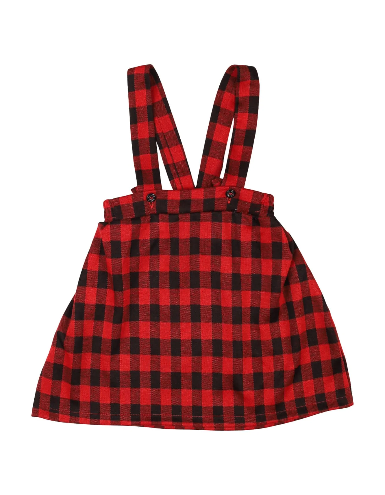 Baby Girls and Girls 2 Pieces Winter Suit Bambies Plaid Red and Black at Zubaidas - Image 3