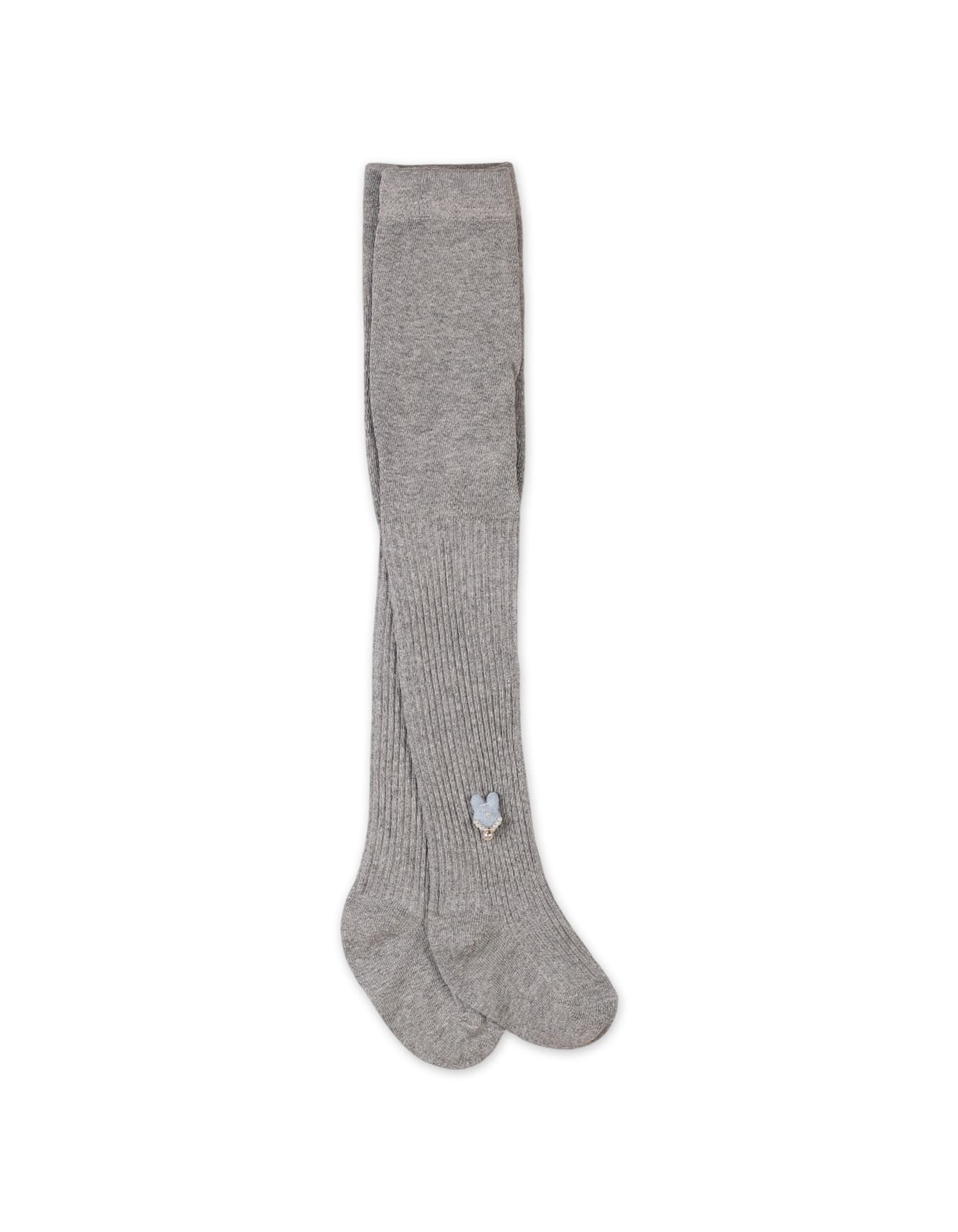 Baby Girls and Girls Leggings Bambies Bunny Applique Grey at Zubaidas