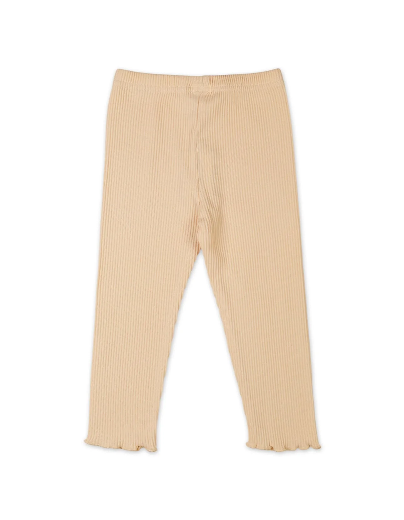 Baby Girls and Girls Ribbed Trousers Bambies Bow Beige at Zubaidas - Image 3