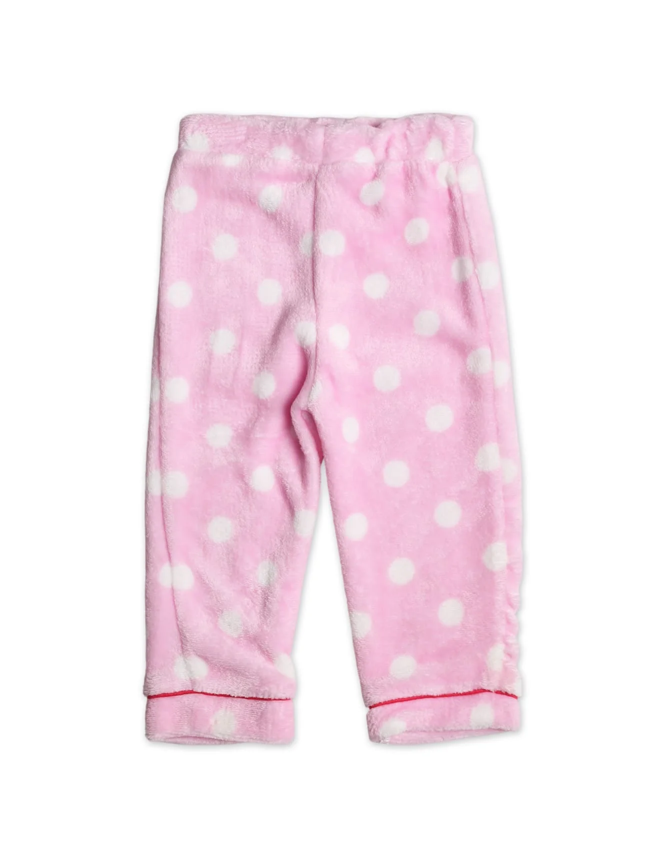 Baby Girls and Girls Winter Night Suits Bambies Dots Pink at Zubaidas - Image 3
